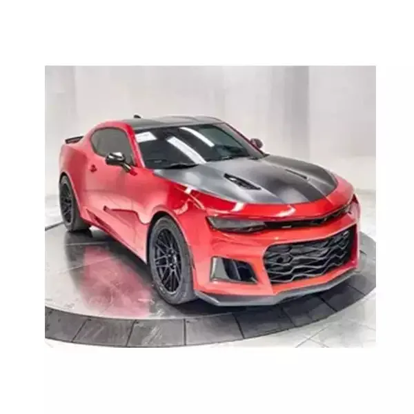 Горячая Распродажа 2018 Chevrolet Camaro 1SS 2dr Coupe 8cil Подержанный автомобиль холодный красный и черный низкая цена купе для продажи