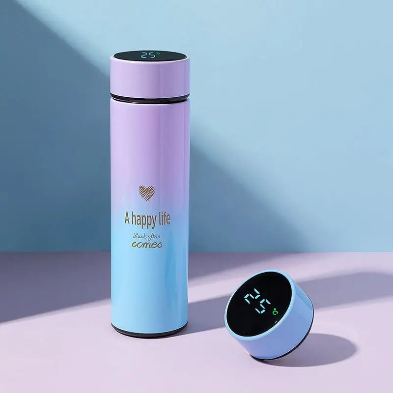 Smart Temperature-Controlled Stainless Steel Vacuum Coffee Cup Mug Hydro Insulated Flask BPA Free Leak Sweet Proof Water Bottle