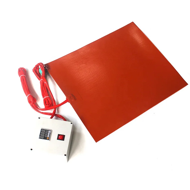 Industrial custom flexible silicone rubber heater heating pad 12v heating element