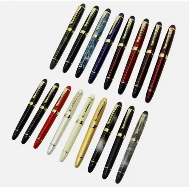 Executive Business Office Gold Plated Fountain Pen Luxury Metal Pen for Corporate Gifting Professional Surprise Gift Pen