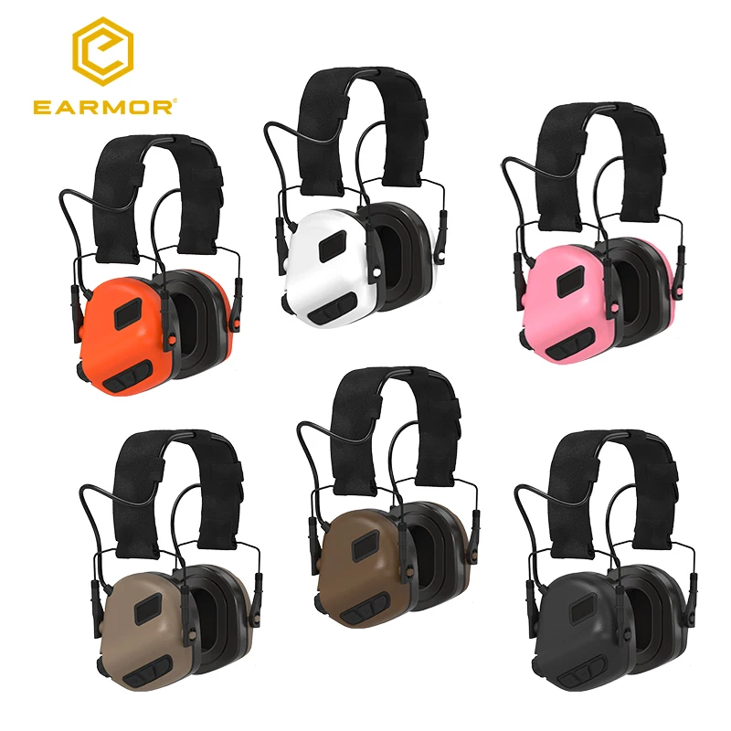 EARMOR Wholesale over ear hearing protection hunting ear hearing noise protection earmuffs Tactical Headset
