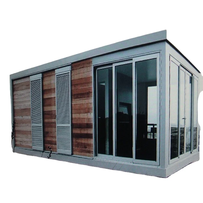 QSH 40ft container luxury 2bedroom or 3bedroom smart sip panel Spain bauhaus 4 bedroom villa 2 story  prefabricated houses Guyan