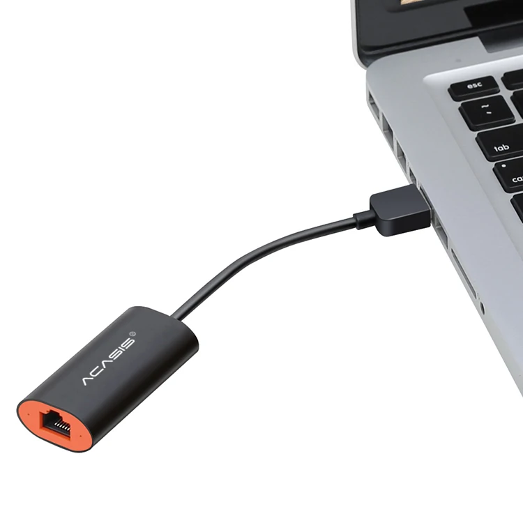 Адаптер Ethernet ACASIS USB 10/100/1000 Мбит/с сетевая карта к RJ45 Lan для MacBook Windows 7/8/10