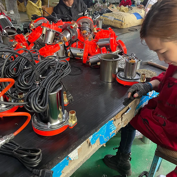 High precision bearings Stainless steel strainer submersible brush 48V water solar dc pump