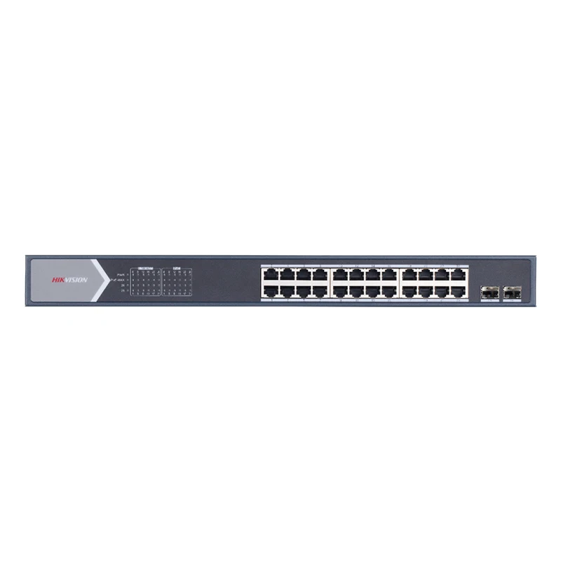 Сетевой коммутатор Hik 24 порта гигабитный неуправляемый Переключатель POE