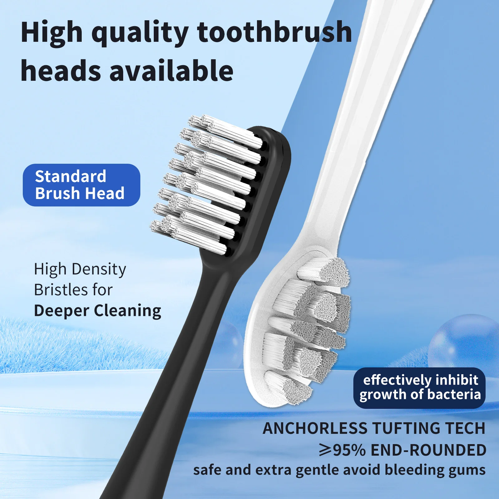 2024 New Adult Customized Manufacturer Private Lebel Pressure Sensor Type-C Rechargeable Smart Best Sonic Electric Toothbrush