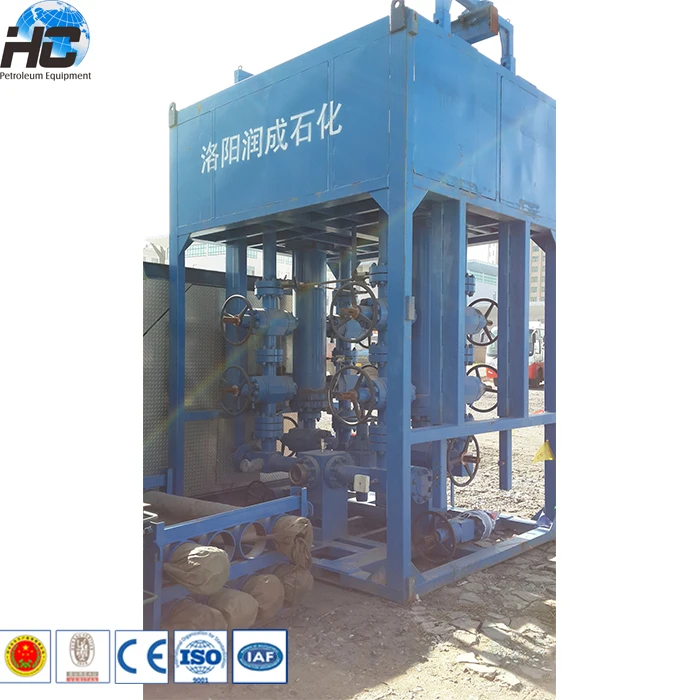 High quality filter desander / dual pot sand filter unit for liquid sand separation
