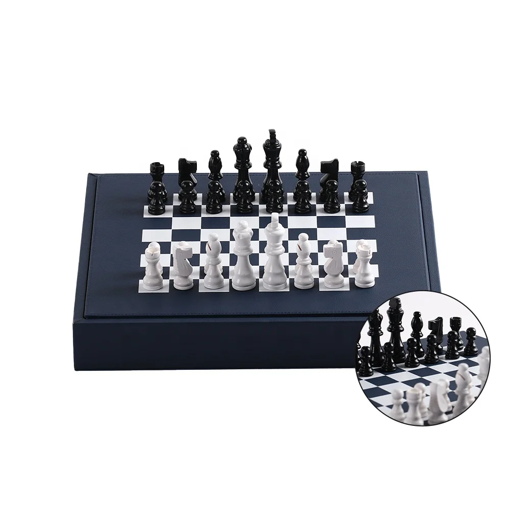 Highly Recommended Chess Board Game Durable Customizable Hand Made Luxury Board Games Chess For Children