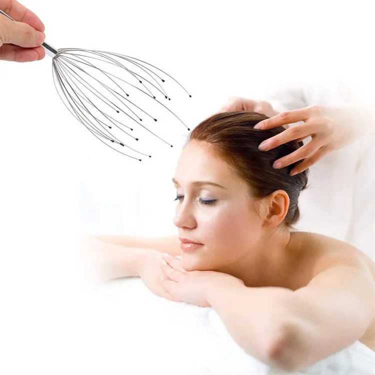 High Quality 12/20 Fingers Scalp Massager Tool  Rejuvenating Head Hair Scratcher Massage No Painful Scratches Tangling massager