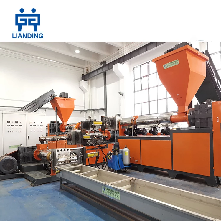 PP Raffia Bags Woven bag PE Film Plastic Melting Extruder Machine Granulating Line