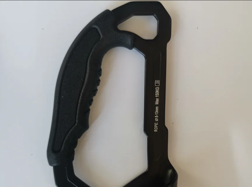 Custom logo climbing ascender 4 inch for rope 8-13mm rope  Right-hand mountaineering climbing device