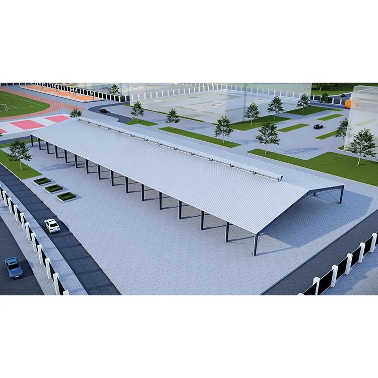 Low Cost Steel structure chicken house horse stable arena