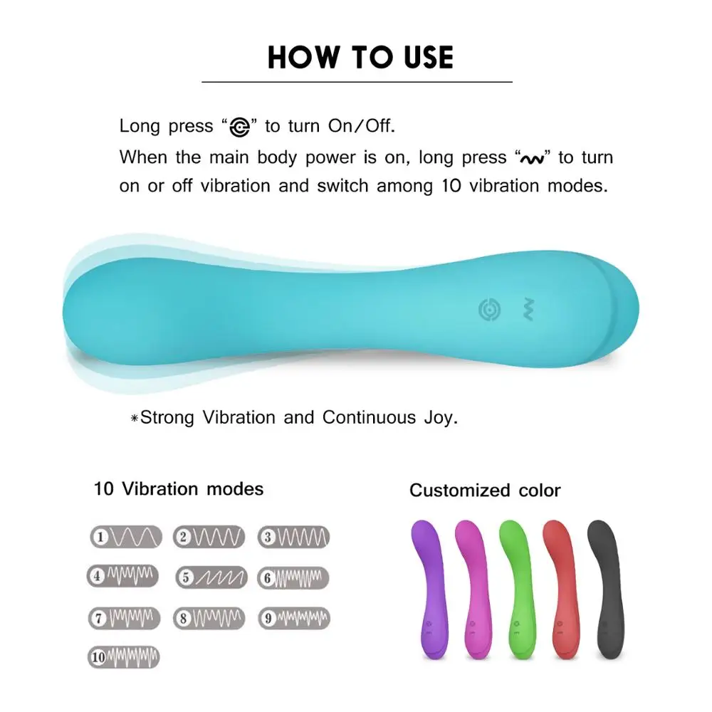 Winyi Adult Tool Usb Rechargeable Silicone Clitoris G Spot Vibrator Women Masturbation Sex Adult Toys Dildo Wand Dildo