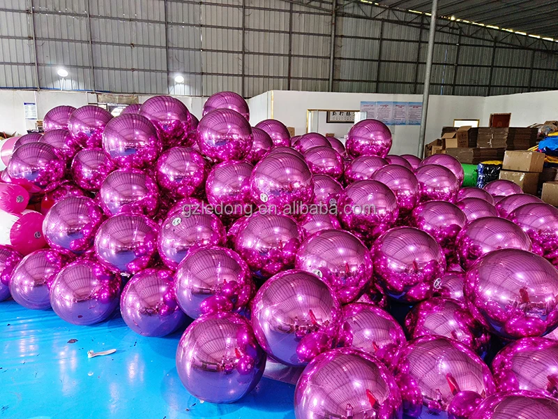 Hot Sales Cheap Colorful PVC Inflatable Reflective Ball /Inflatable Christmas Mirror Sphere/Inflatable Sphere Mirror Balloon