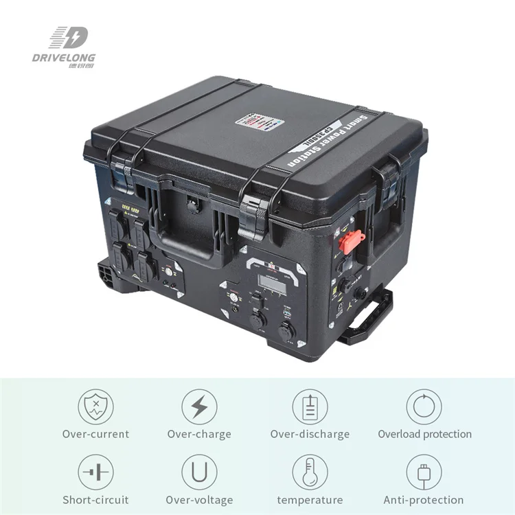 Portable Rechargeable 3500W Rugged Power Station Solar Electric Generator Wireless Charging Targeted Audience Outdoor