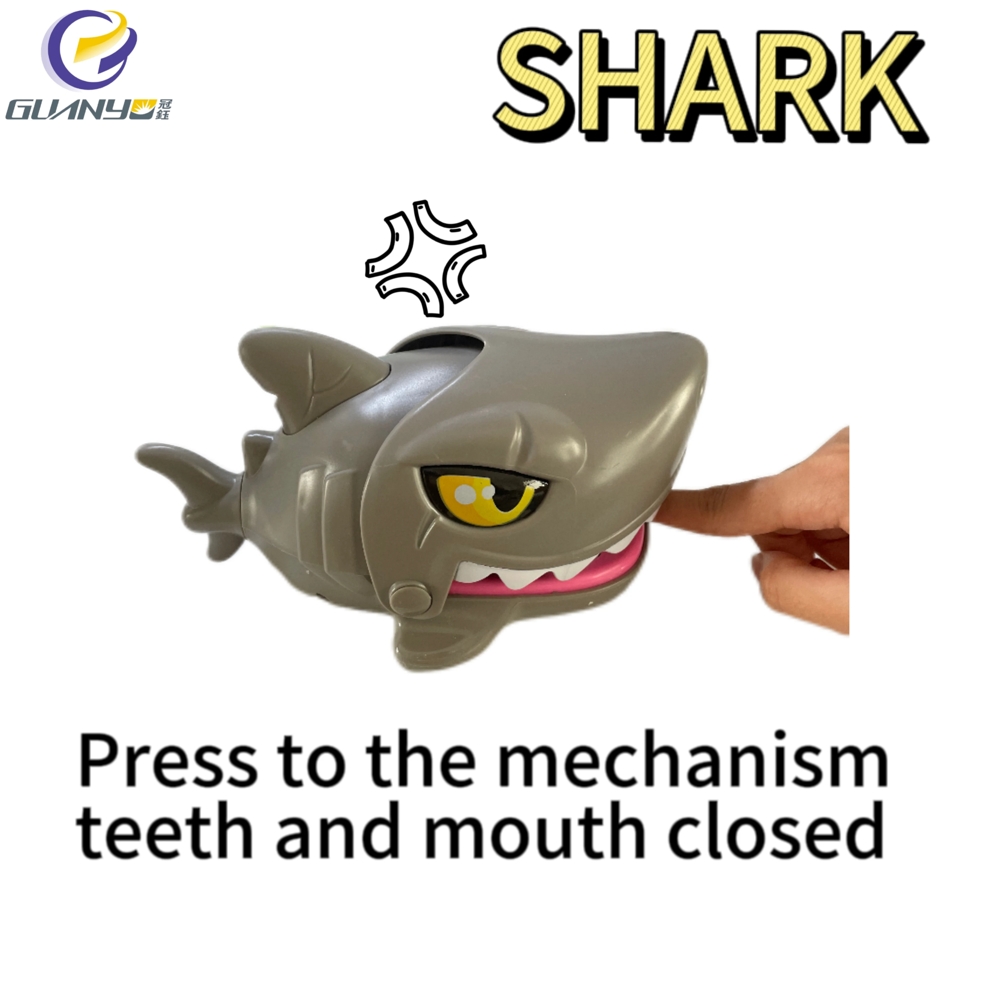 Biting Finger Toy Delicate Funny Cartoon Shark Mouth Trick Novelty Teeth Prank Game Joke Bite Play Game Toy Gift For Kids