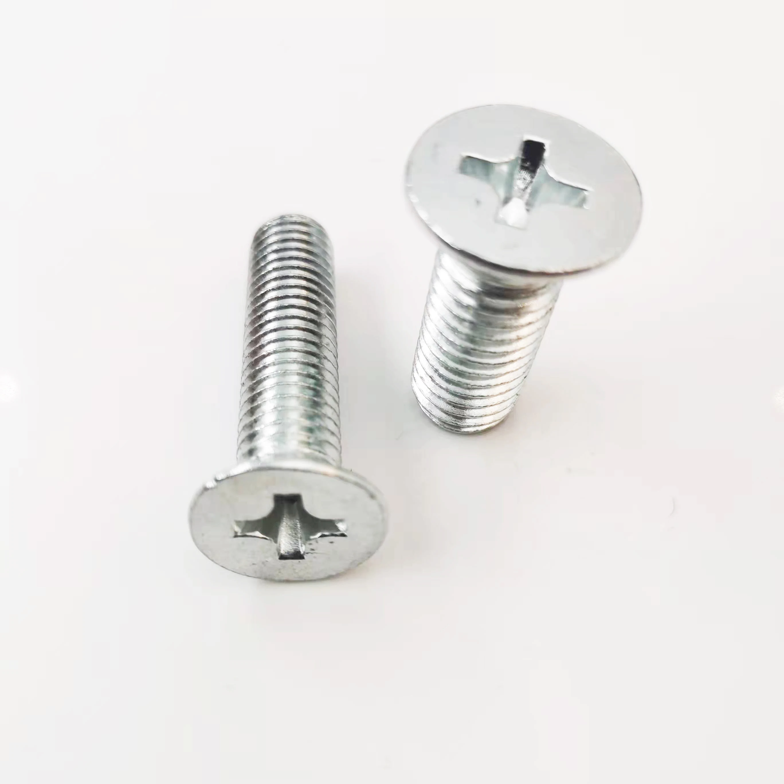 Factory Price zinc plated CSK head Phillips machine screws