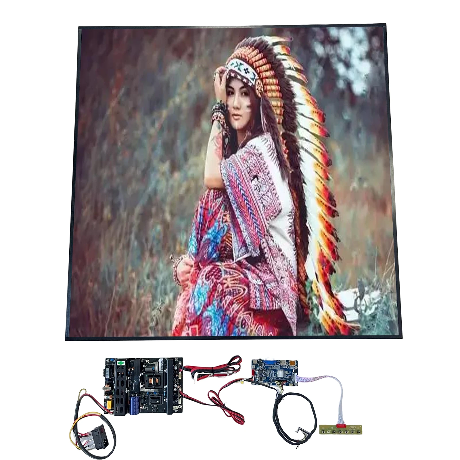 44 9 дюймов ЖК-панель 1280x1280 яркость 700 cd/m2 LVDS дисплей для медиа-киоска