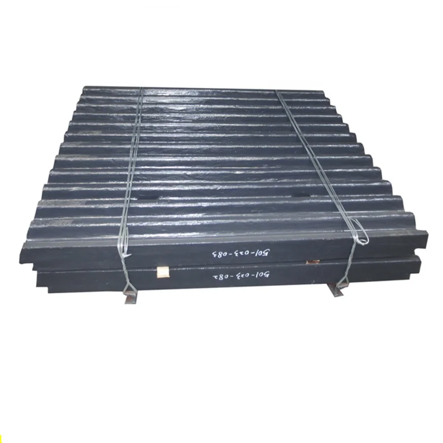 Terex Finlay J-1160  J-1175 J3042 J3648 Jaw Crusher Spare Parts Fixed and Swing Jaw Plate Manufacturer