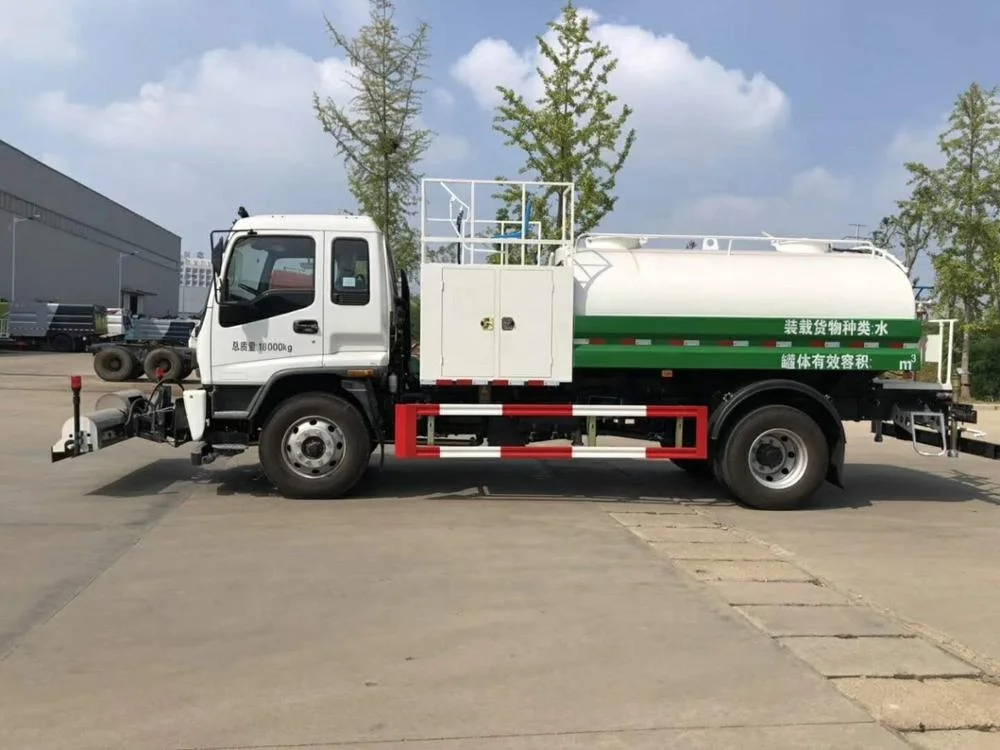 Japanese 4x2 I-SUZU FTR 10000 liter High pressure road cleaning truck