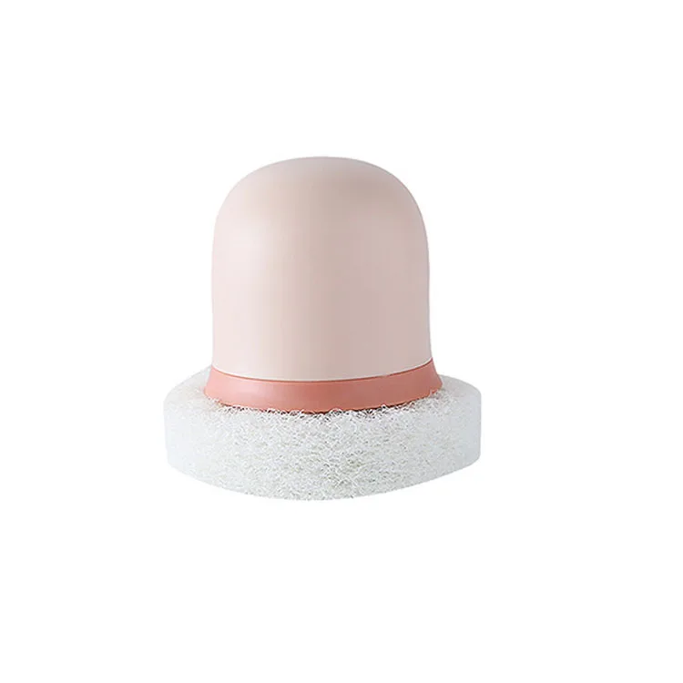 Household kitchen sponge dish washing brush with handle for cleaning and decontamination cleaning pot and bowl brush
