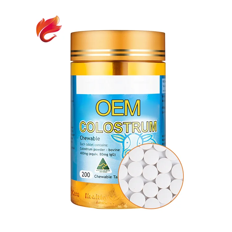 
Functional foods IgG Colostrum Milk Tablets for Boost immunity 