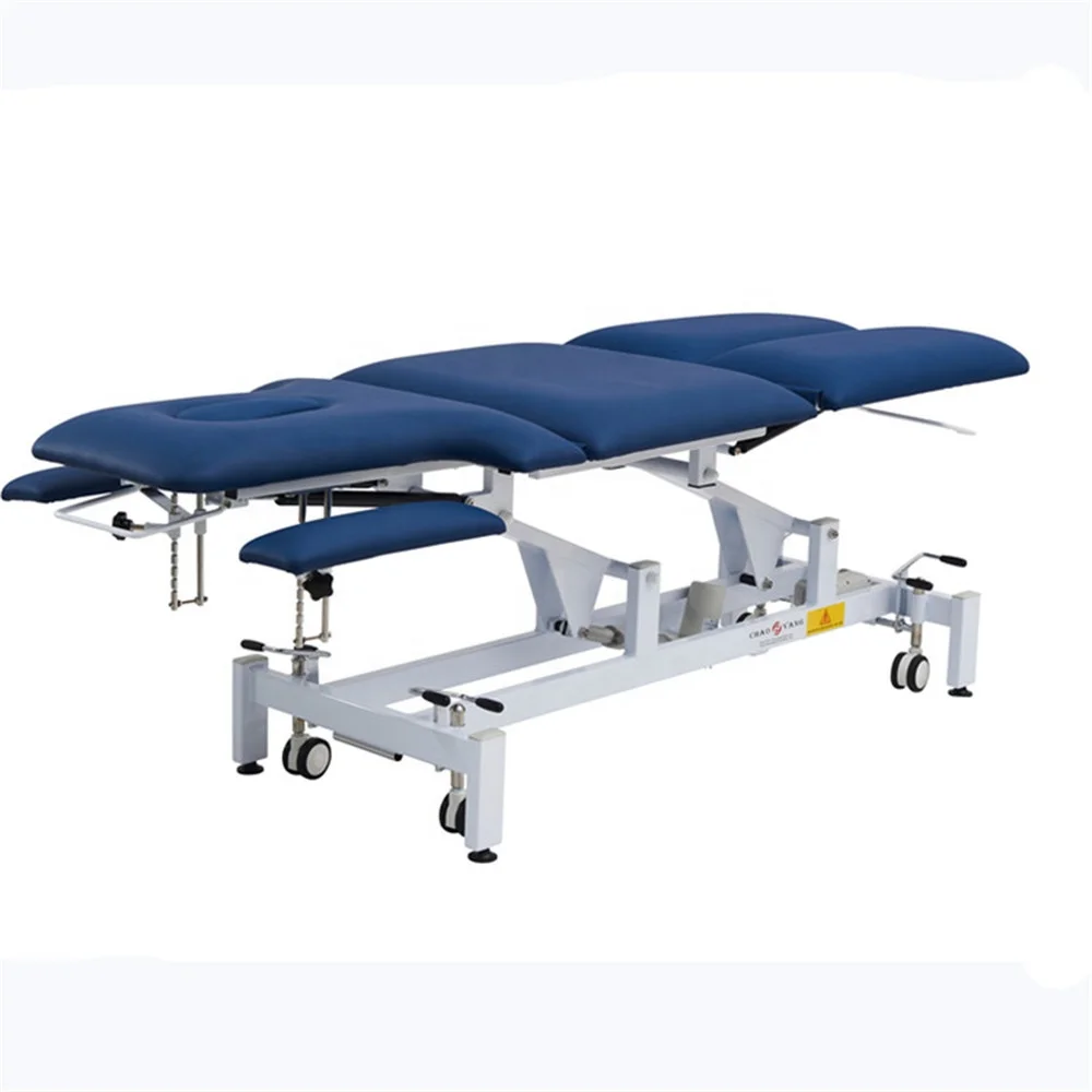 Spa Center Osteopathic Physiotherapy Bed Therapeutic Massage Bed Hospital Medical Rehab Bed For Chiropractic And Treatment