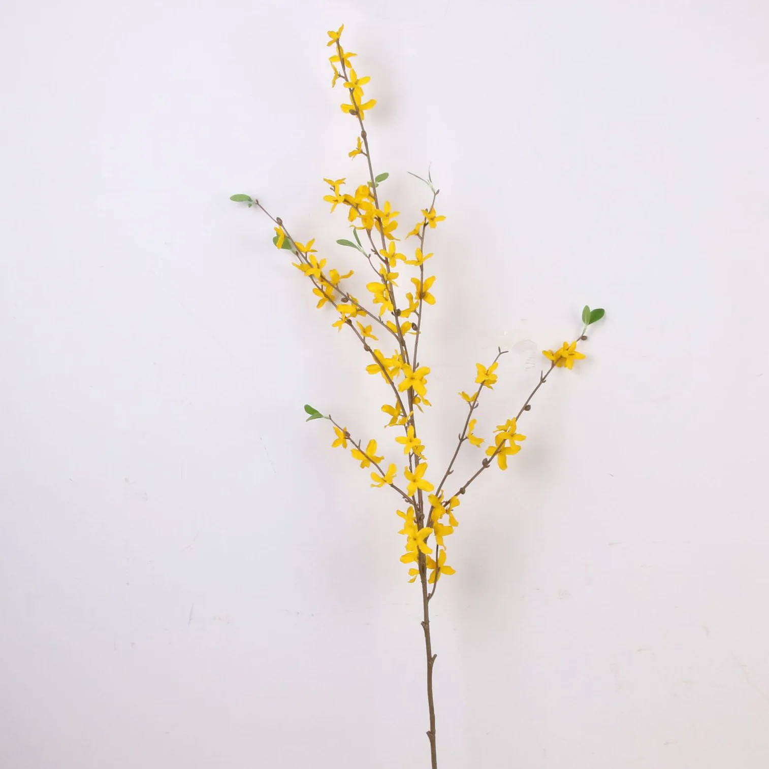 SN-H035 Single Winter Jasmine Simulation Fabric Flower For Christmas Garden Wedding Home Decoration