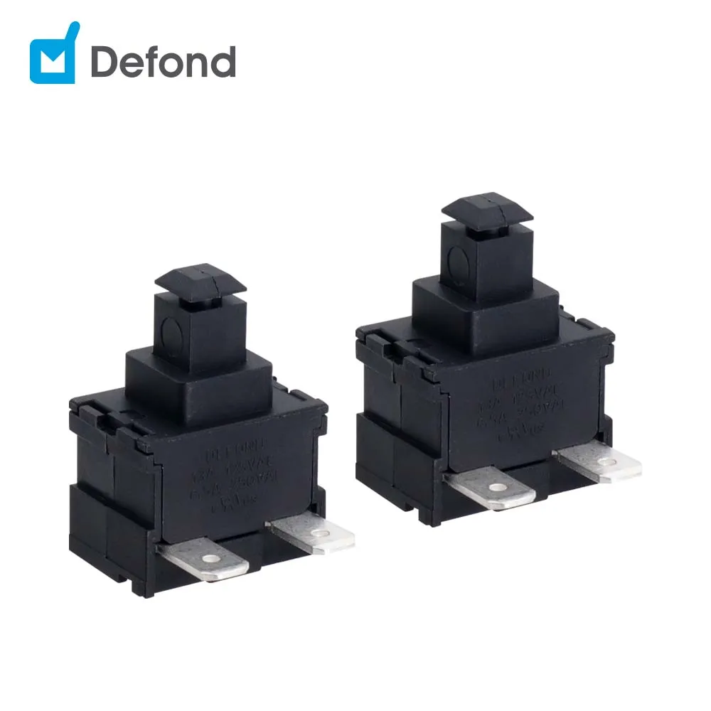 metal push button switches high power Defond CPU-1113-R-AAG32-03R 13a 12a 6a 125vac on-off push button switch momentary on-(on)
