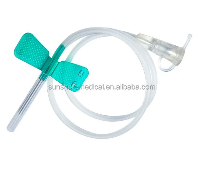Disposable Medical Scalp Vein Infusion Set Butterfly Needle with Luer Slip