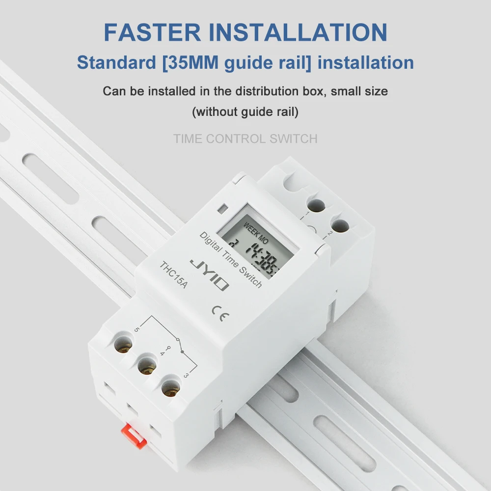 THC15A rail type time control switch 220V automatic power off timer AHC15A timing switch Time switch