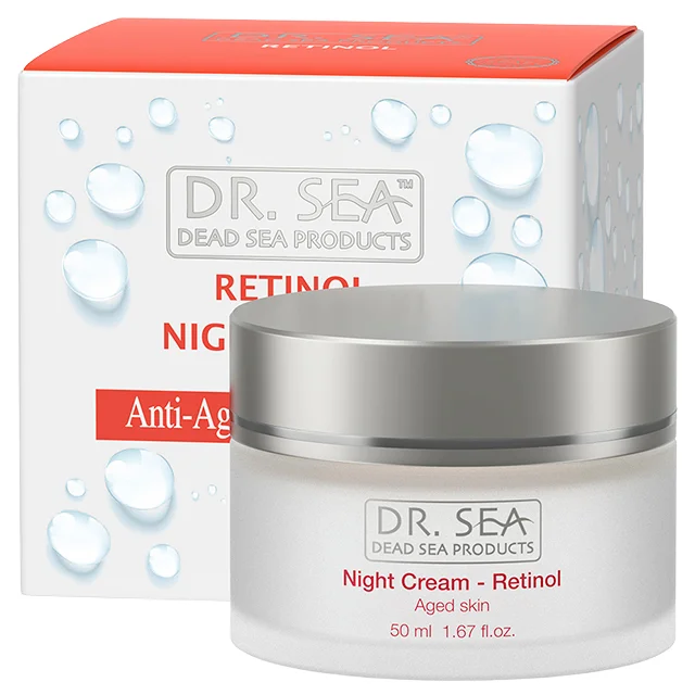 Dr. Sea Products Retinol Night Cream 50ml Daily Use for Adults and Aged Skin Fast Delivery Effective Treatment for Skincare