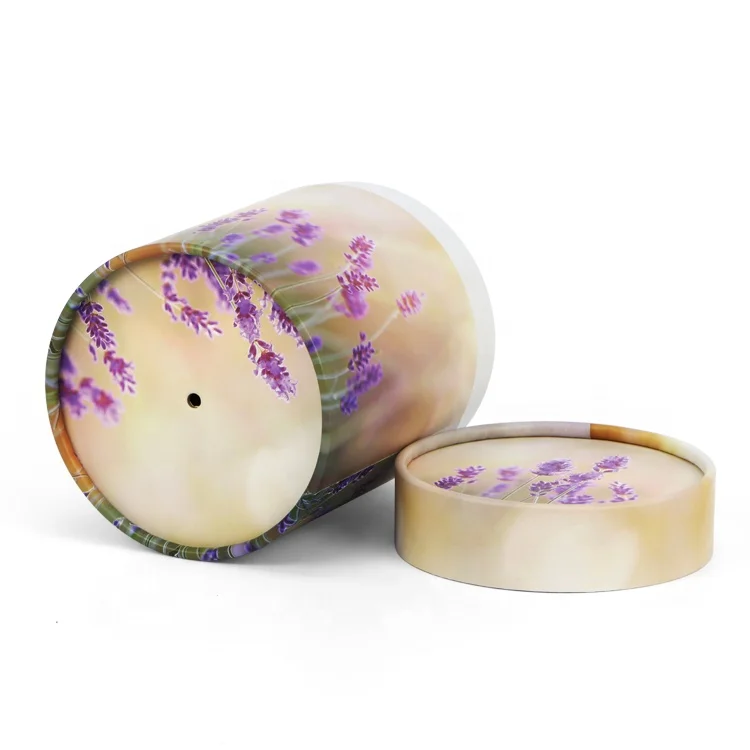Eco friendly sea burial dog cat urn funeral supplies paper scatter tube pet ashes casket coffin