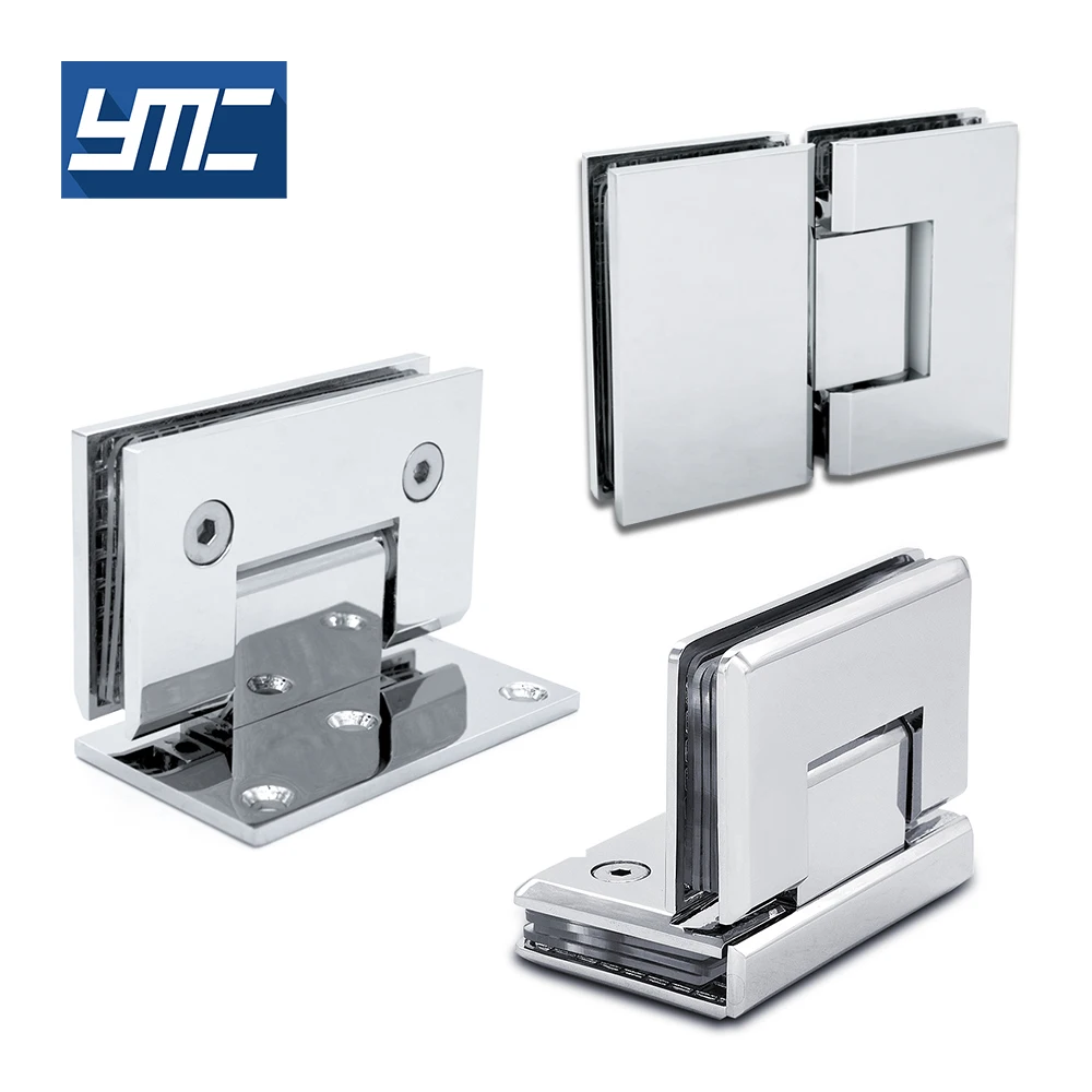 Brass High Strength Hinge Used For Shower Room Glass Bathroom Handle Hardware Glass Door Hinges (1600238833231)