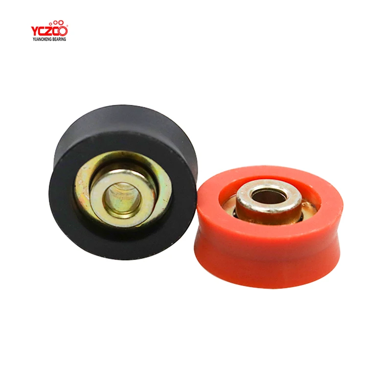 Diameter 27mm v shaped aluminum sliding roller sliding barn door rollers