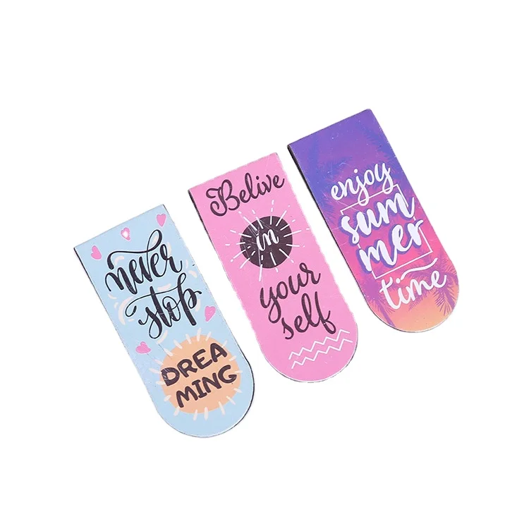 Lovely custom stationery paper pattern magnetic bookmark