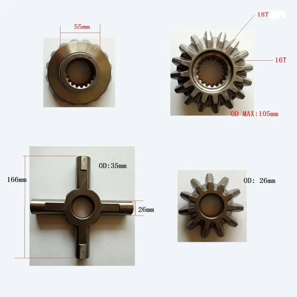 
Differential gear repair kits suitable for Mitshubishi Fuso PS100/Canter D3 /4D30 