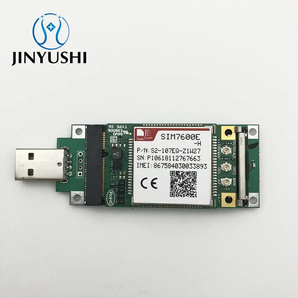 SIMCOM SIM7600JC-H Mini Pcie Modem LTE CAT4+GPS Module SIM7600X-H with AT Commands Newest Firmware datasheet hardware design