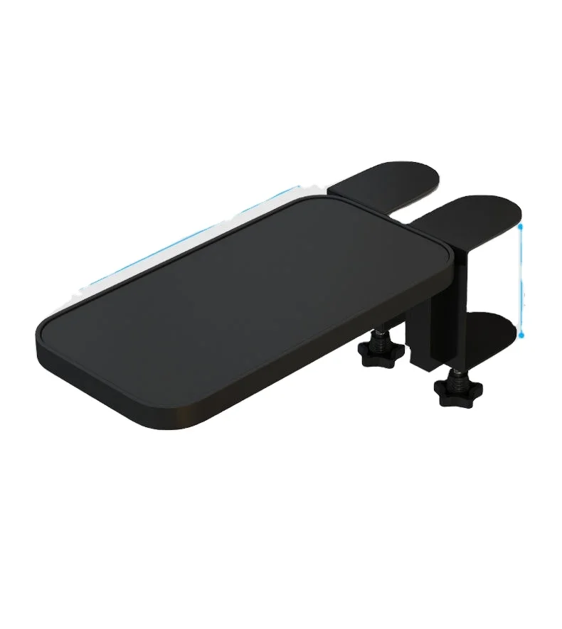 Office desk C Clamp on Armrest Foldable Arm Bracket Wooden Board Table Hand Support Board
