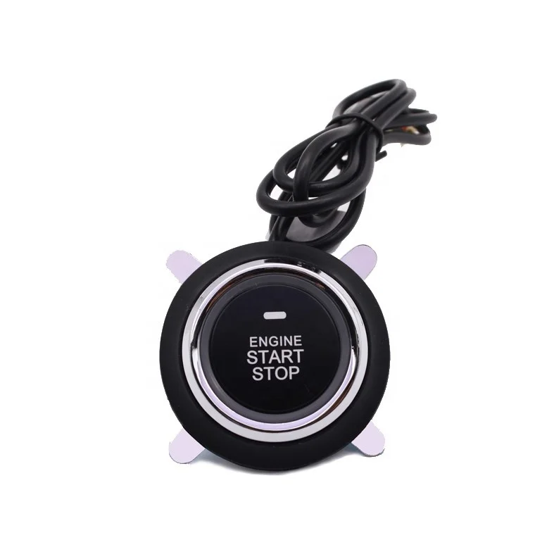 Universal Car engine push start button RFID engine lock ignition starter keyless go push button engine start stop for car alarm