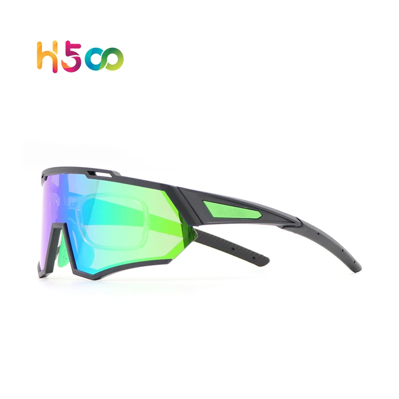 Suitable new design outdoor anti uv polarized lens running cycling glasses sport sunglasses sport glasses