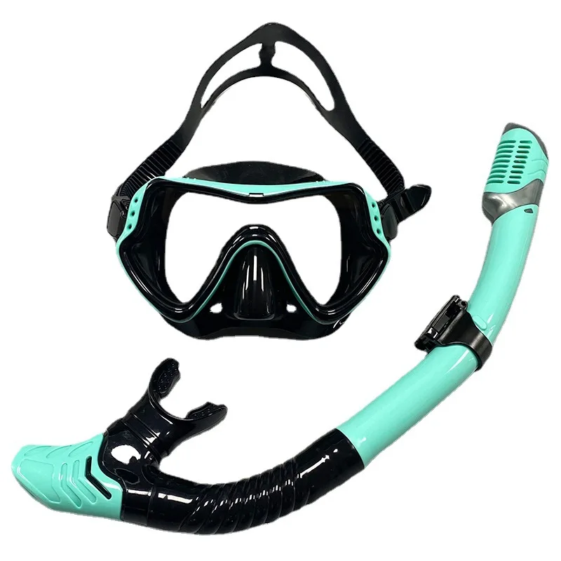 Jetshark High Quality Silicone Adjustable diving mask with snorkel Kit For Women Men