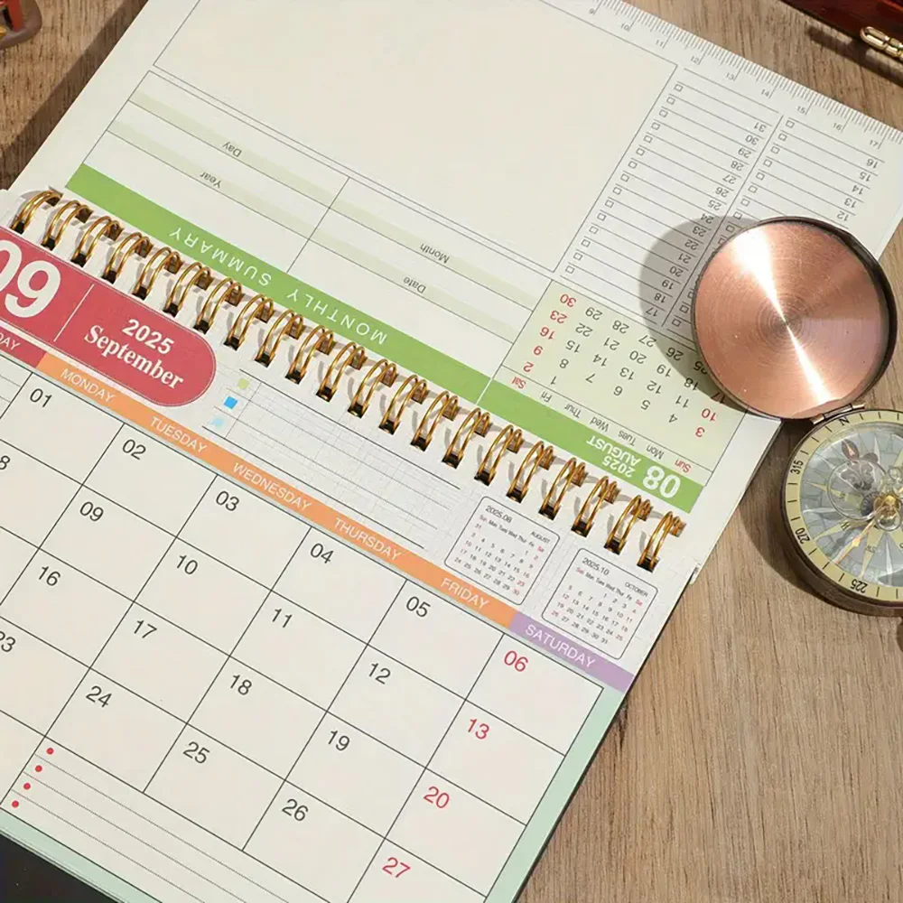 2025 2026 Office Series 365 Day Calendar DIY Portable Desk Calendars Daily Schedule Planner Notes Mini Desk Calendar