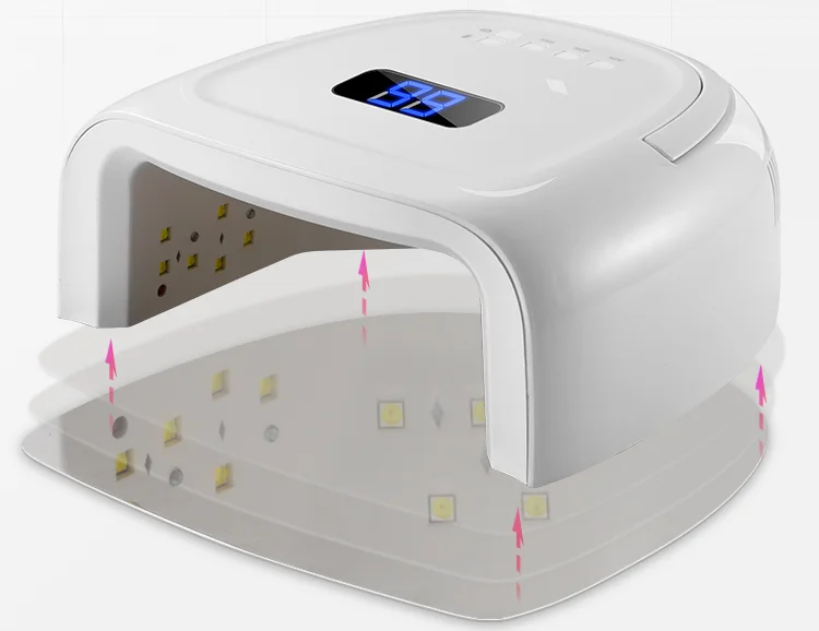 УФ-лампа для сушки гель-лака 15600 мАч 5 часов