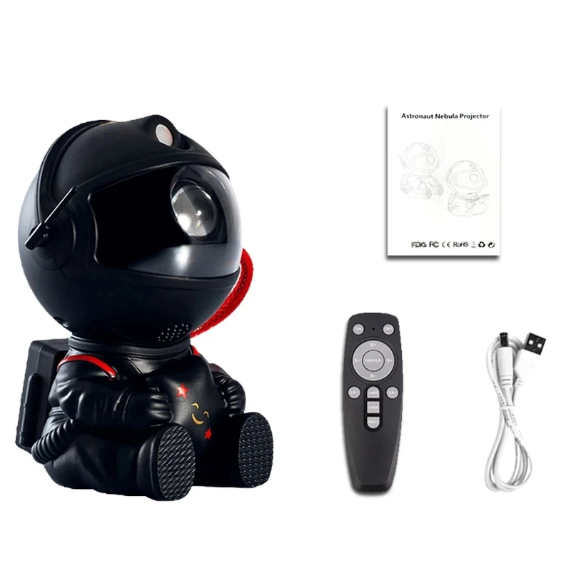 Multi-color Sitting Position Star Sky Night Light Starry Light Led Spaceman Gold Astronaut Projector Lamps Led For Home Living