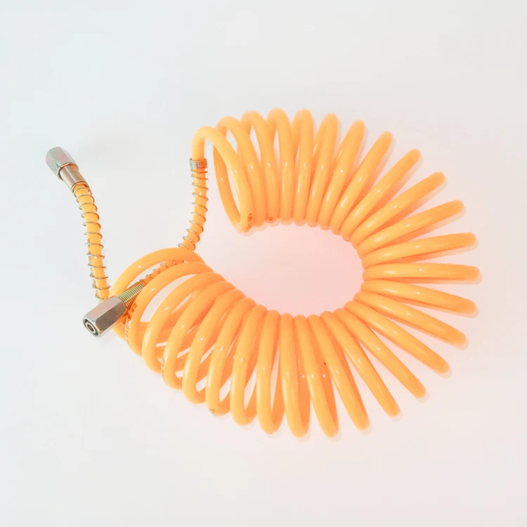 China Supplier Factory High Quality PA12 Nylon 30 Turns Coil Spring Air Pneumatic Brake Lines Hose For Truck