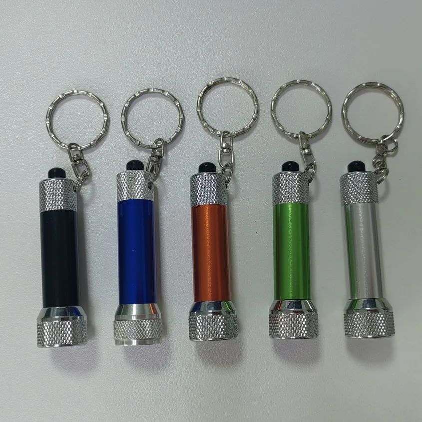 keyring mini cob flashlight hot selling promotional gifts 5 LED small pocket custom mini torch aluminum keychain flashlight