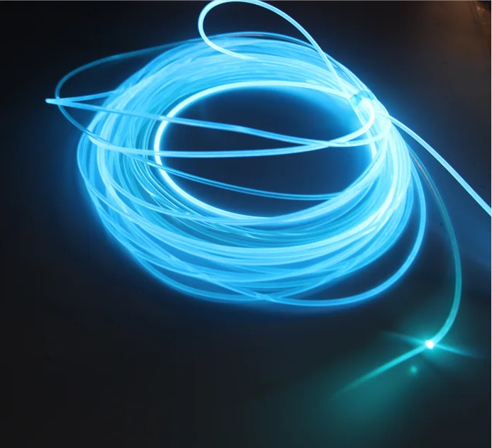 3.0mm side emitting point Fiber optic waterfall lighting side glow emitting plastic optical fiber light