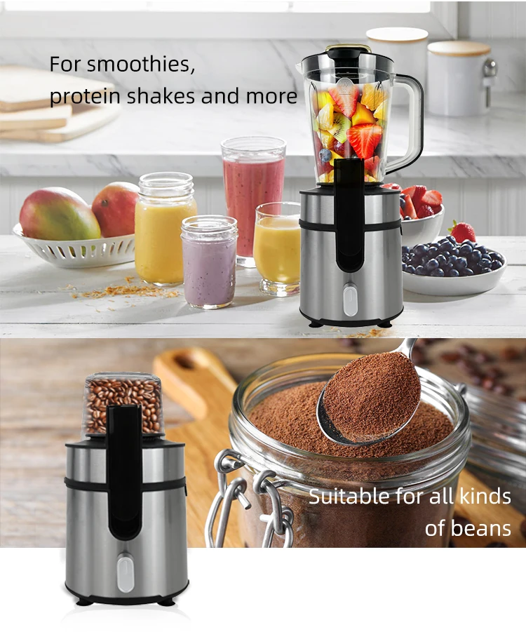 Promotion price 3 in 1 electric blender fresh fruit juice blender kitchen heavy duty commercial electric mixer blender machine