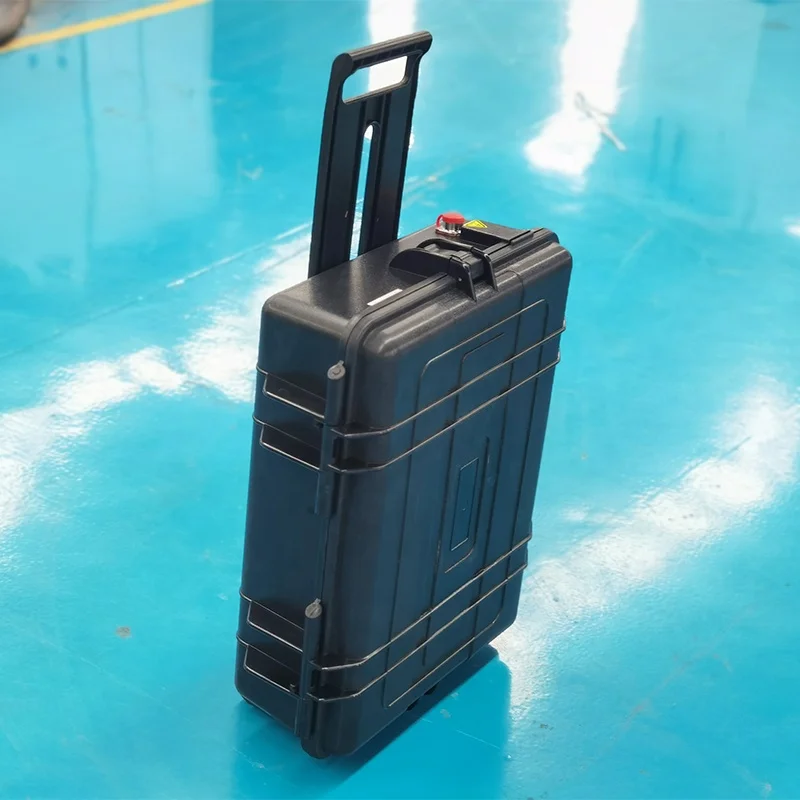 100w 200w 300w Rust Surface Paint Removing Cleaner for Metal Luggage Suitcase Pulse Fiber Laser Cleaning Machine